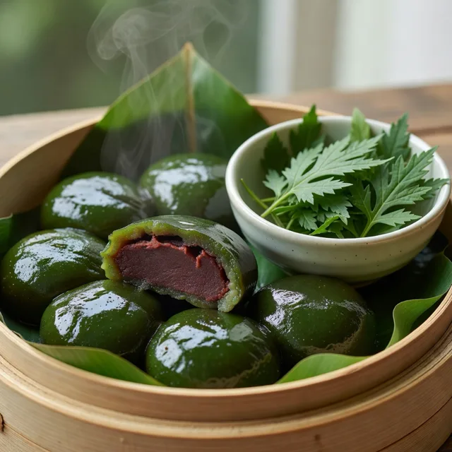 青团 Qingtuan: Mugwort Rice Cakes for Cold Food Day & Qingming