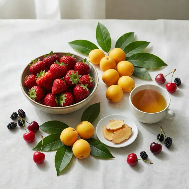 Strawberries, Loquats & Early Spring Fruit: Cooling Sweetness the TCM Way