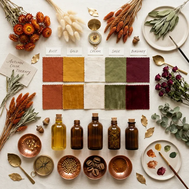 Autumn Color Therapy: Zero-Cost Seasonal Color Swap for Home, Wardrobe & Mood