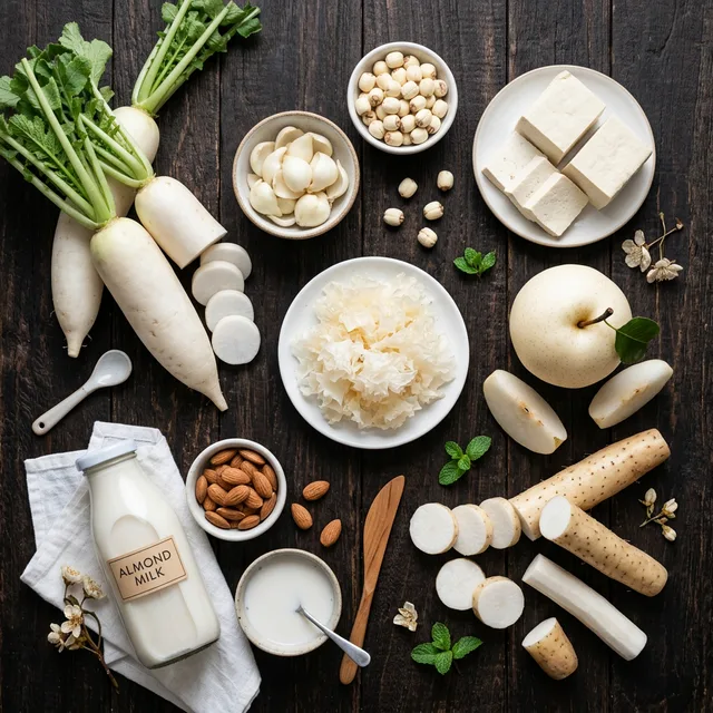 5 White Foods for Your Lungs: The TCM Color-Organ Connection