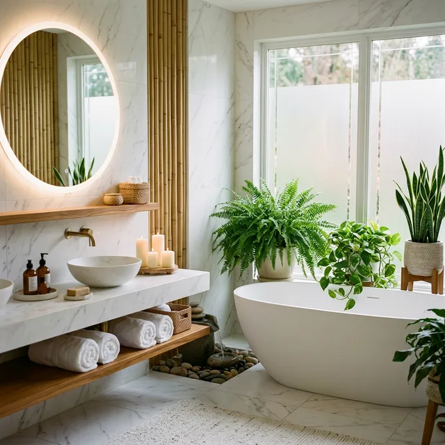 Bathroom Feng Shui: Stopping Energy Drains & Creating a Home Spa