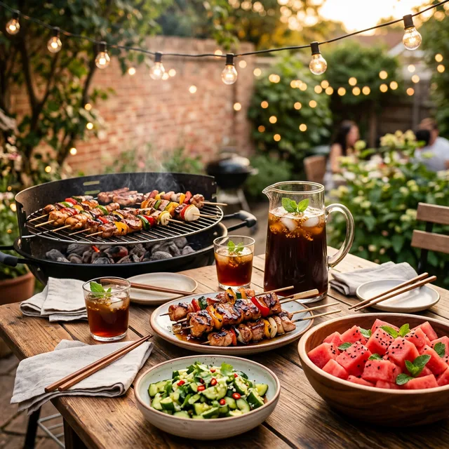Summer BBQ with Chinese Wellness Twists: Grill Smarter, Feel Better