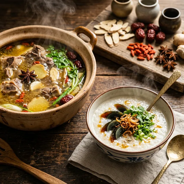 Bone Broth & Congee: The Two Pillars of TCM Healing Food