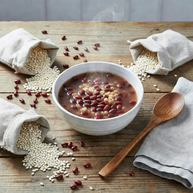 Red Bean & Barley (赤小豆薏米): The Classic Winter Dampness Sweeper