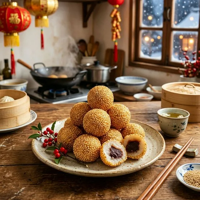 Sesame Balls: Sweet Yang Boost