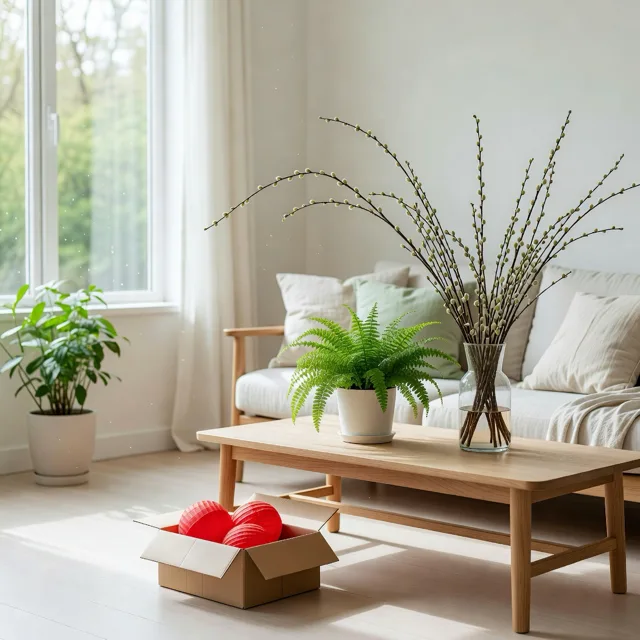 After the Lanterns Come Down: Resetting the Living Room for Spring Wood Energy