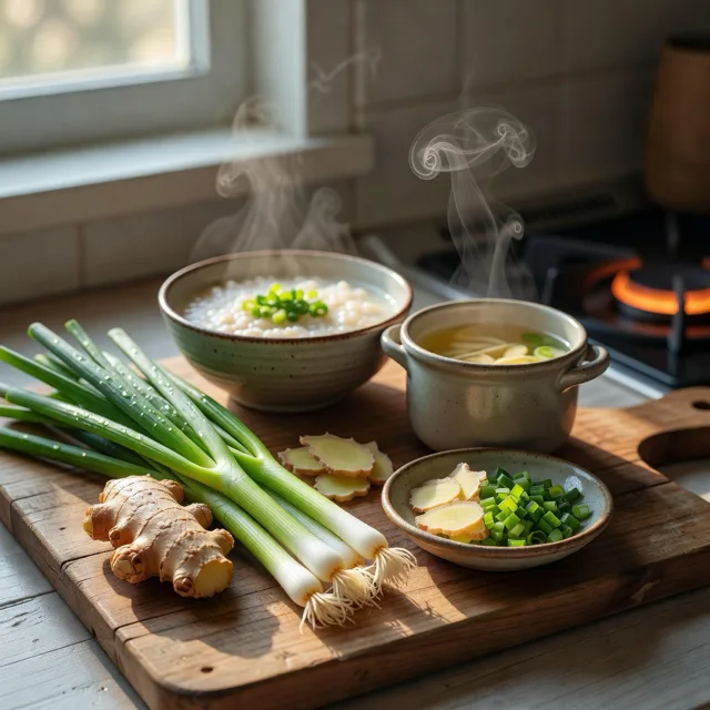Scallion & Ginger: Warding Off February's Last Cold Snaps