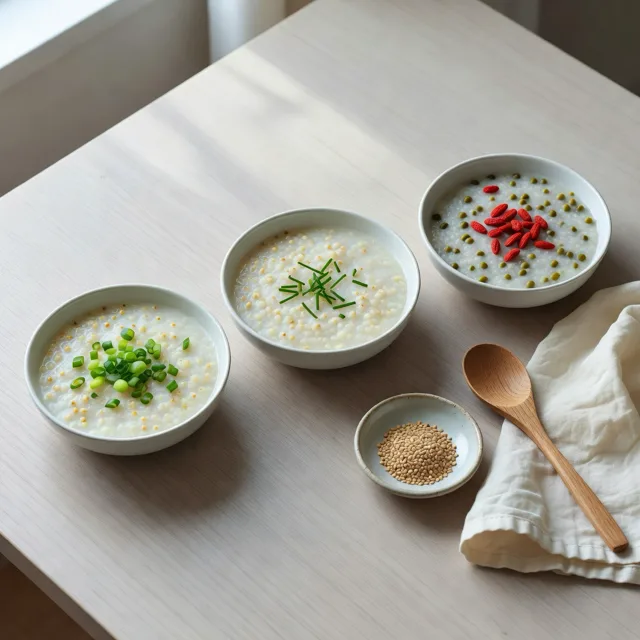Spring Congee Rotation: Lighter Grains as the Weather Turns