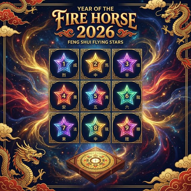 2026 Flying Stars Feng Shui: Annual Star Chart & Remedies