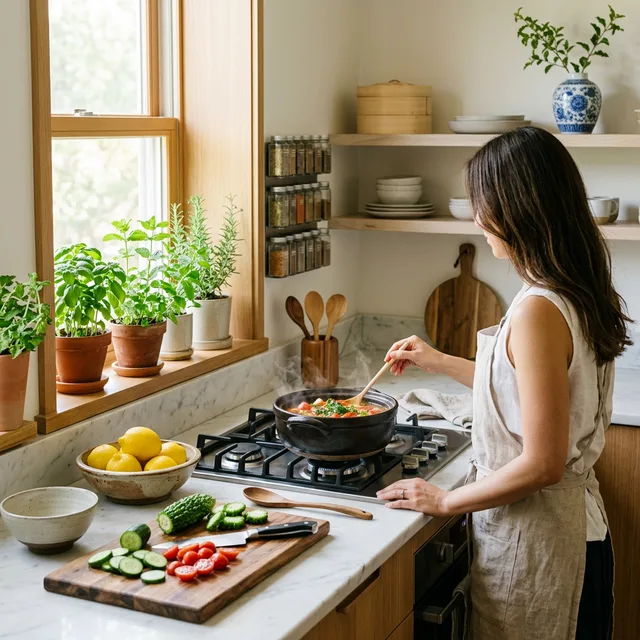 Kitchen Feng Shui + Summer Cooking: Where Energy Meets Nourishment