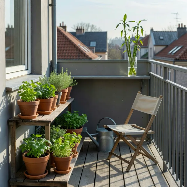 Balcony & Windowsill Gardens: Wood-Season Feng Shui for Apartment Growers