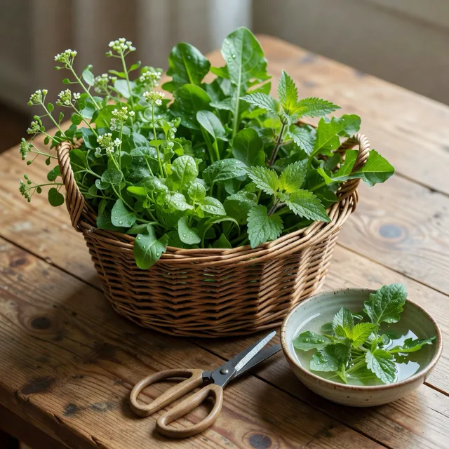 Shepherd's Purse, Dandelion & Wild Spring Greens: Foraging the TCM Way