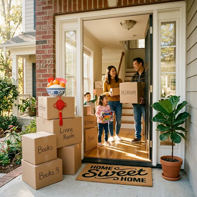 Moving Day Feng Shui: The Step-by-Step Guide to Moving Into a New Home