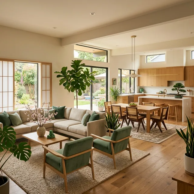 Feng Shui for Open Floor Plans: Creating Energy Boundaries Without Walls