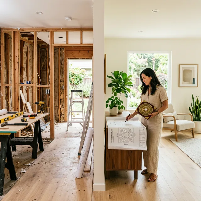 Feng Shui Renovation Guide: What to Do Before, During & After Remodeling
