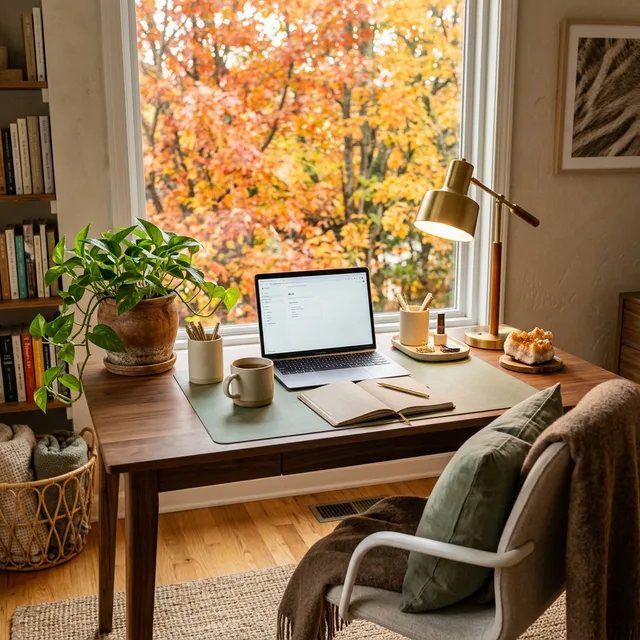 Home Office Feng Shui: Autumn Productivity Boost