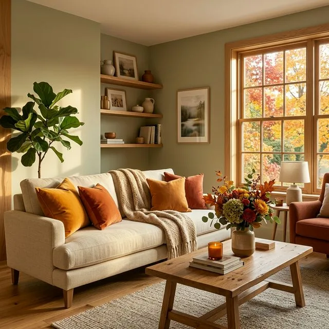 Living Room Feng Shui: Autumn Gathering Space