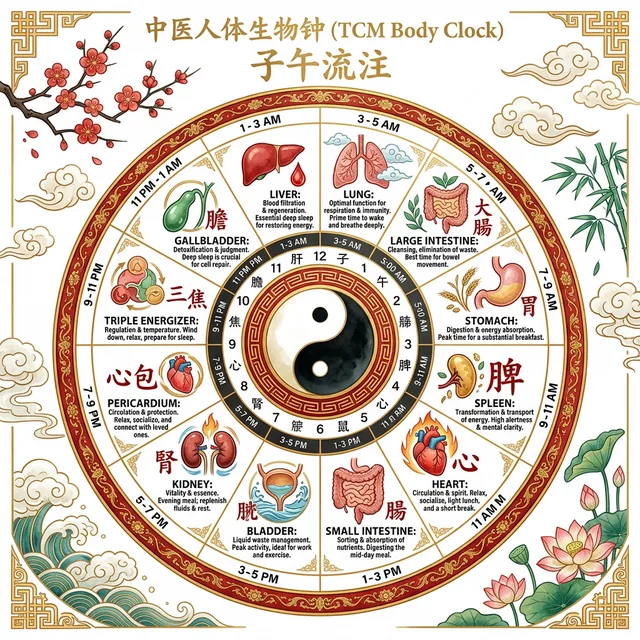The Body Clock: TCM's 12-Hour Organ System